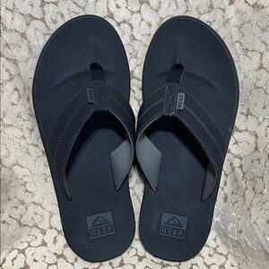 Reef Men's Classic Element Bottle Opener Black Flip-Flops New Sz 11